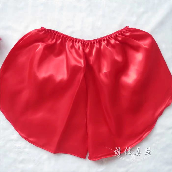 Quần bụng hoang dã đồ lót lụa sexy trong eo boyshort ladies sexy tạp dề đặt bãi biển quần quần âu bộ lụa mặc nhà