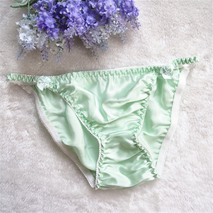 Đồ lót của phụ nữ sexy lụa lụa đồ lót của phụ nữ thong T quần tóm tắt đồ lót của phụ nữ thoải mái thở