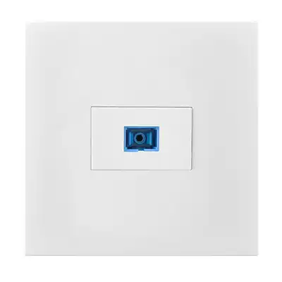 Single Port fiber optic network route computer Socket Mobile Unicom SC coupler telecom optical cat SC interface terminal panel