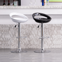 Nordic bar chair lifting home high foot stool modern simple cash register front bar chair backrest rotating chair