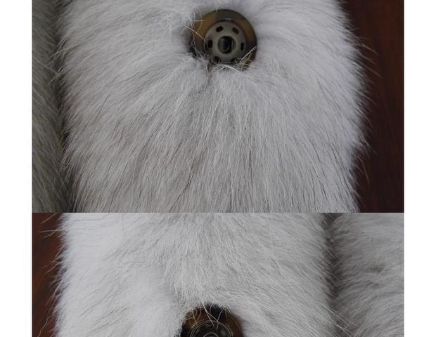 Chính hãng Fox Tail Bib Khăn quàng cổ nam và nữ Cổ Fox Fur Cổ áo Fox Bib khăn trùm đi phượt