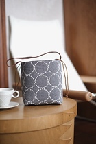 Moumo South Independent Studio All Kawamaki Wool Bell Drum Bucket Bag Inclined Backpack Hand Carrying Bag