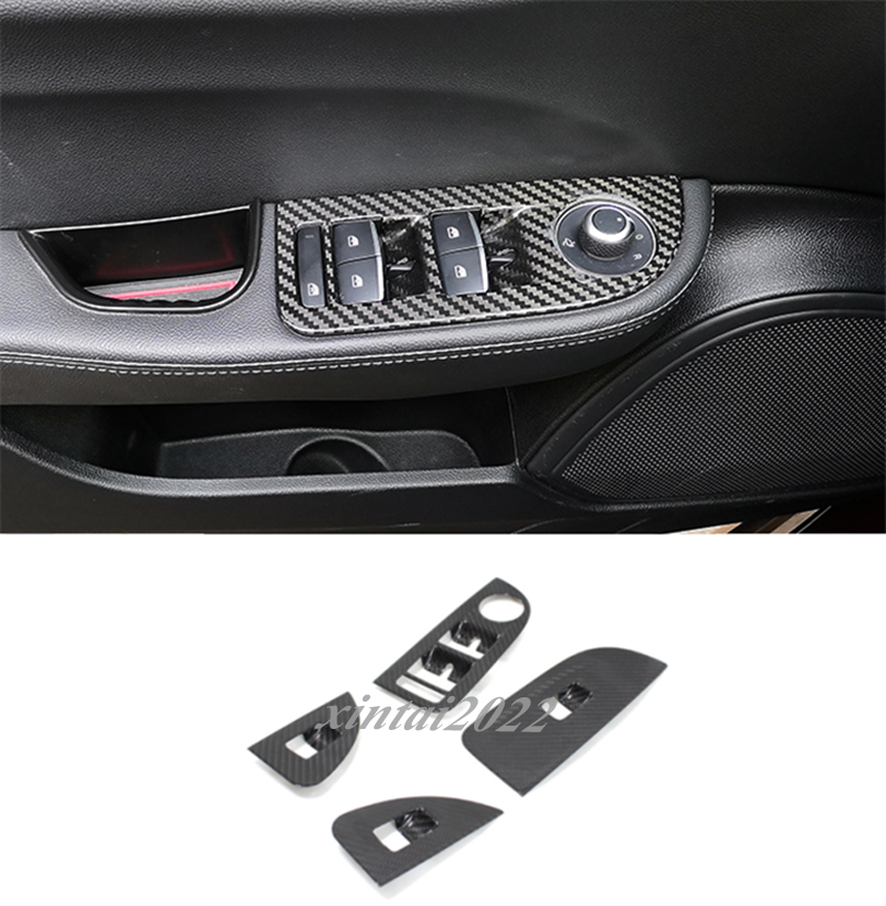 Fits Alfa Romeo Giulia Stelvio 17 ABS Carbon Car-styling Interior Door Trim