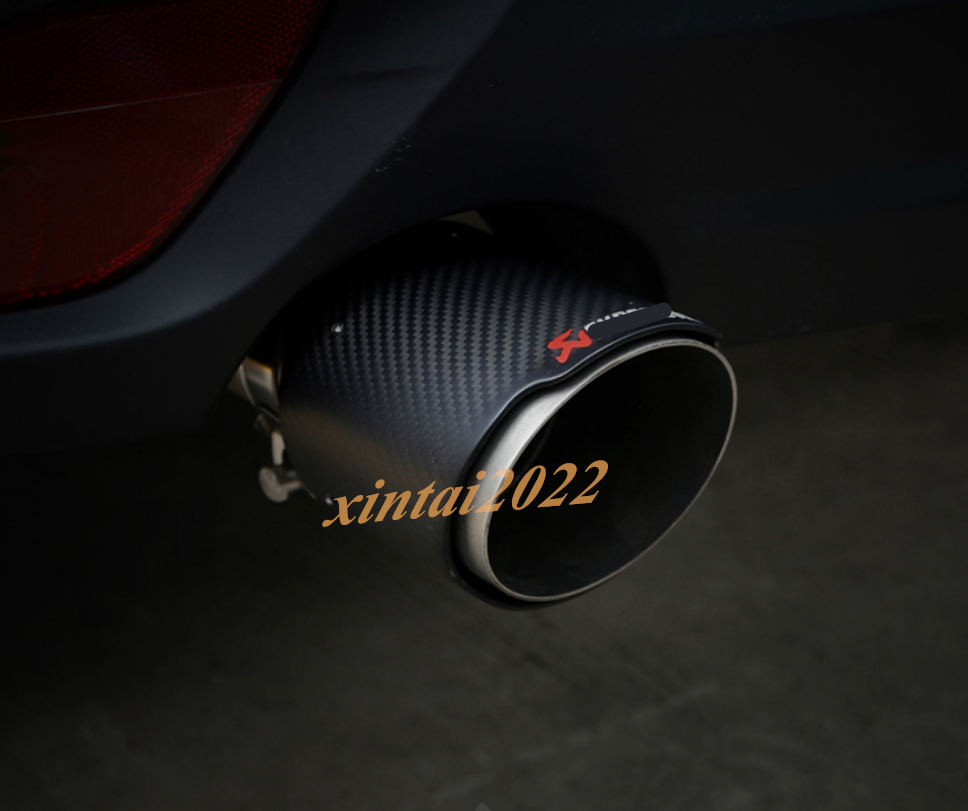 Carbon Fiber Rear Exhaust Muffler Tip End Pipe Fit For Mazda CX5 CX5