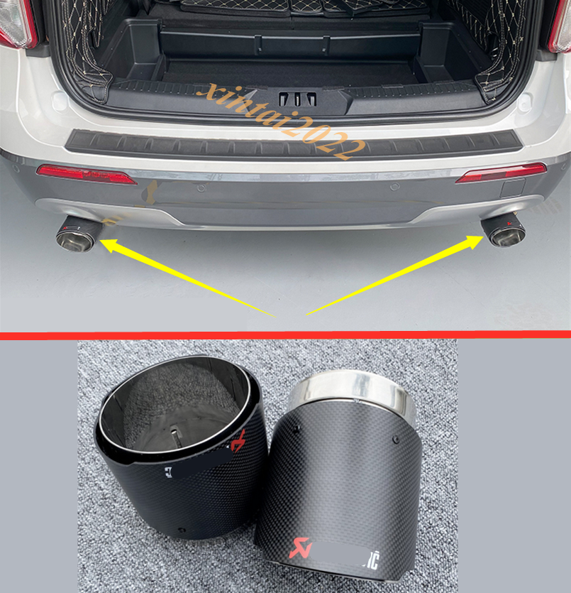 Exhaust Pipes Tips For Ford Explorer Muffler Rear Tail Pipe Car Akrapovic Carbon Fiber Exhaust Tips Bostwickcourt