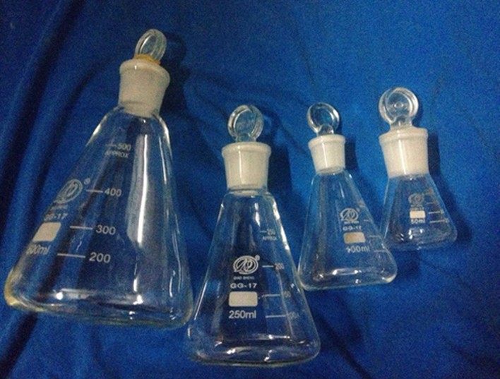 具塞三角烧瓶 500ML 磨口带塞三角烧瓶500ML 锥形瓶具塞