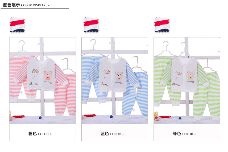 Coffret cadeau pour bébé - vêtements ICEOL Trois pièces - Ref 1957988 Image 11