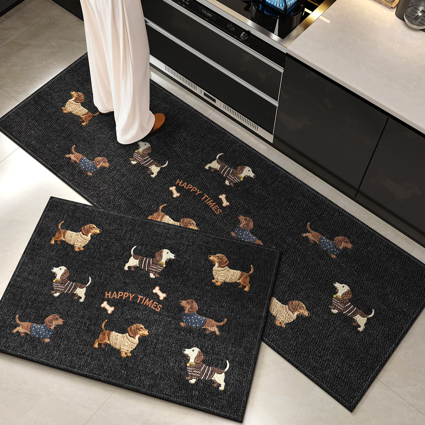 2026 new kitchen floor mat oil-proof and anti-slip carpet