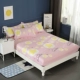 Bông khăn trải giường giường công thức Li một đơn mảnh giường gác 1,5m bụi 1.8m bông vỏ bọc cho một chiếc giường làm bằng séc giường - Trang bị Covers ga chun trải giường	