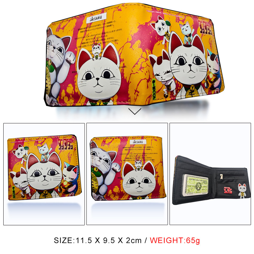 Daredevil Season 2 In-Stock Japanese Lucky Cat Anime Merchandise Wallet Card Holder Coin Purse Trendy Bag Free Shipping