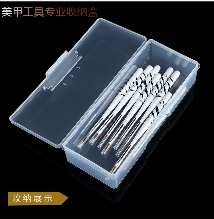 Nail Box Hộp công cụ Hộp lưu trữ đa chức năng Cửa hàng Nail Công cụ nhỏ Cung cấp Sponge Rubbing Bar Hộp lưu trữ - Công cụ Nail