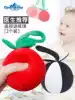 Oupei newborn red ball Baby vision tracking training toy cloth ball soft baby practice vision and hearing red