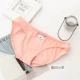 Phim hoạt hình quần lót nữ Xiaoxin Khánh cotton thấp eo tam giác túi hông thoáng khí ngọt ngào làm đẹp đồ lót sinh viên kích thước lớn