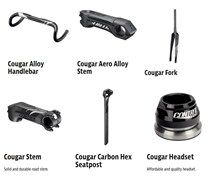 controltech Cougar TUX EXL highway carbon breaking wind bending set set Bowl set front and rear floating adjustable seat tube