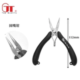 Длинное ювелирное украшение ручной работы из нержавеющей стали, плоскогубцы с игольчатыми наконечниками, китайская шпилька, комплект с бусинами, «сделай сам»