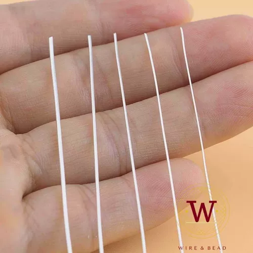 925 Серебряная проволочная нить Полу -хард мягкий обмоток кольцо.