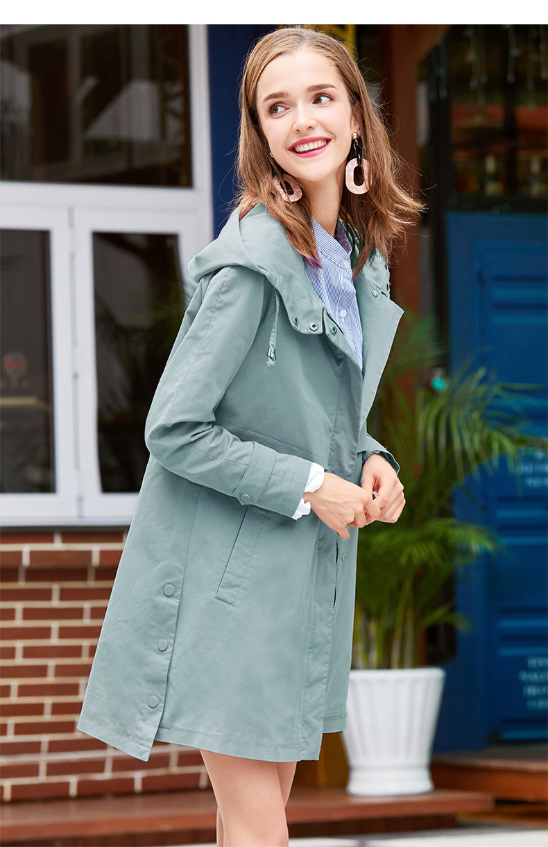 Trench pour femme en Coton en Coton - Ref 3227288 Image 34