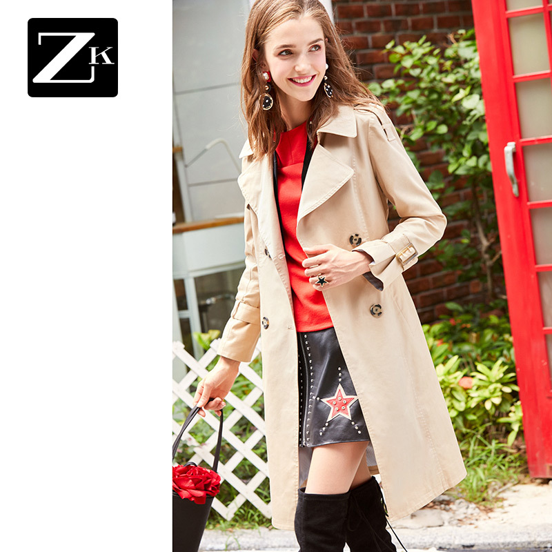 Trench pour femme en Coton en Coton - Ref 3227714 Image 1