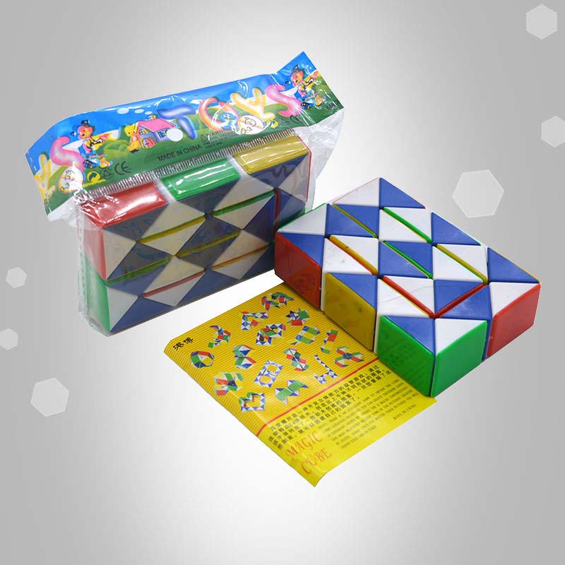 Children 100 Magic Ruler 24 paragraphs Intellectual magic ruler Children Toys Serpentine Magic Kindergarten Puzzle Toys