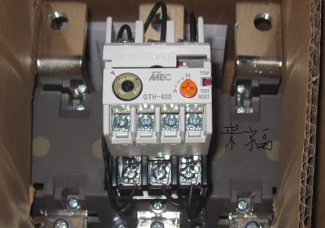 Original installed LS production of electric thermal overload relay GTH-400 is never sold off