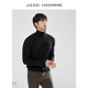 JSSDHOMME ຜ້າຂົນຫນູສູງ Wuao 18-gauge wool sweater ຜູ້ຊາຍ slim turtleneck sweater CJM005