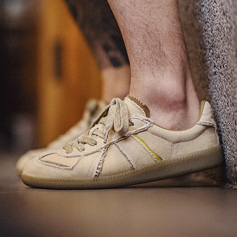 Madden Training Shoes for Men, Summer Retro Distressed Japanese-Style Soft-Soled Canvas Shoes, Casual Sports Lightweight Breathable Sneakers