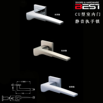 Japan BEST indoor wooden door Brass material household imported silent mechanical handle Japanese-style lock