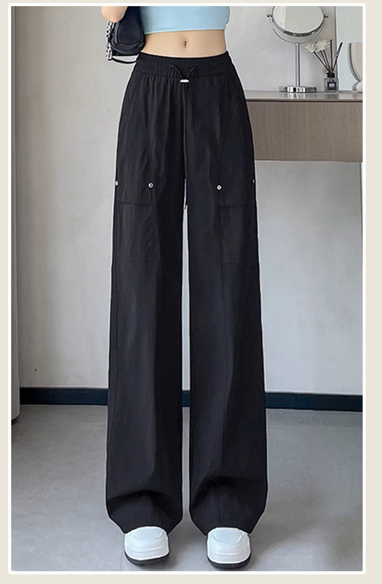 女童夏装工装裤薄款2026新款女孩大童休闲裤子青少年直筒裤夏季潮 — 10