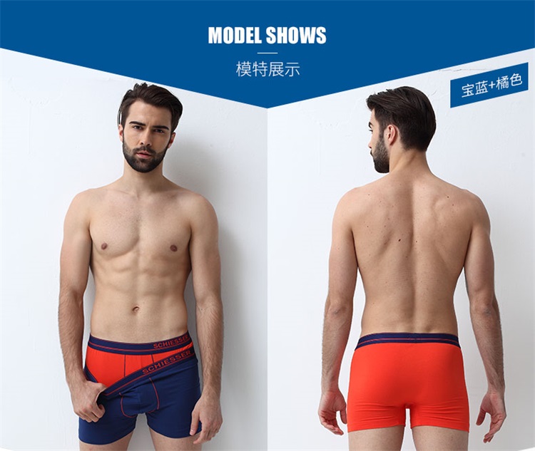 Schiesser / Shuya [2 Pack] S2 Male Cotton Mid-mid Shumei Cotton Quần yếm thoáng khí 2063T quần lót khe nữ triumph