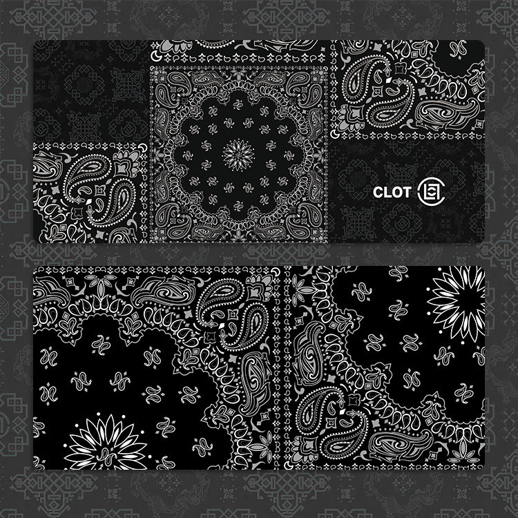 Dark flower personality tide brand flower flower oversized mouse pad overlock student computer keyboard desk pad game non-slip pad