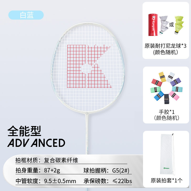 薰风2025新款羽毛球拍碳素纤维超轻羽球拍专业比赛单拍熏风LQ-89