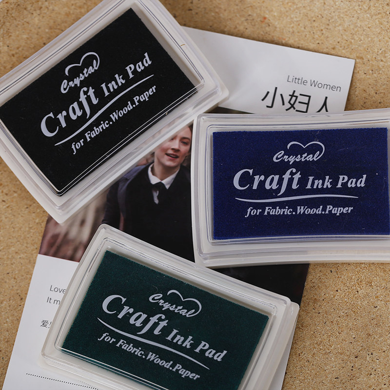 On the patriotic production of large seal clay teacher kindergarten seal partner seal rubber seal partner color stamp pad