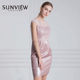 SUNVIEW/Shangyue brand counter summer new women's round neck dress textured textured