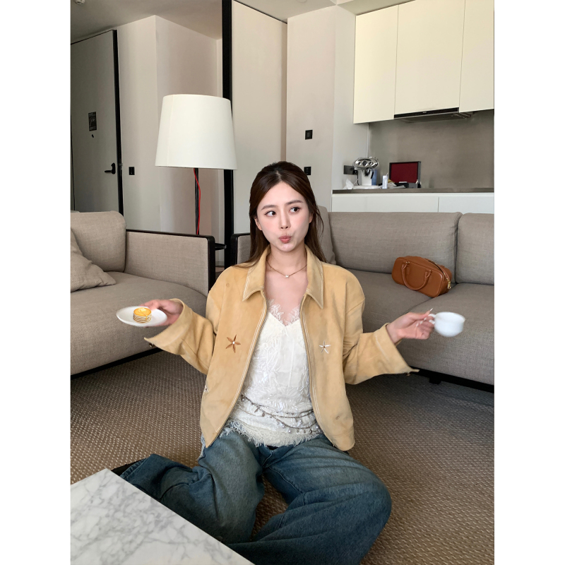 Threeh Cheese Vintage Embroidered Jacket Women's Early Autumn Design Niche High-End Short Top Threeh Cheese Vintage Embroidered Jacket Women's Early Autumn Design Niche High-End Short Top