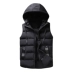 Vest nam phiên bản Hàn Quốc của xu hướng đẹp trai mùa thu đông xuống áo khoác cotton độn áo vest nam vest giản dị cỡ lớn vest nam áo ba lỗ gym Áo vest cotton