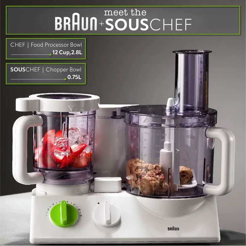 100% импорт Braun/Borang FP3020 многофункциональная нарезка лапши и овощей миксер