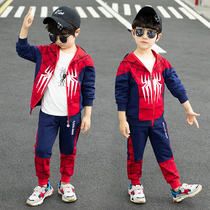 Spider-Man clothes spring and autumn boys suit Spider-Man tights cos clothing Halloween childrens costumes autumn