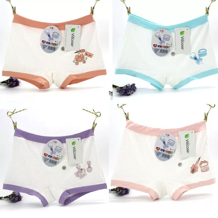 DCGIRL Daisy девочки детское нижнее белье из ткани Lenzing Viscose, мягкое и удобное, горошек, детские боксерки
