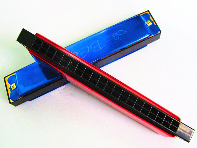 Orf percussion instrument Bee 16 holes 24 holes double harmonica children's early - school toy