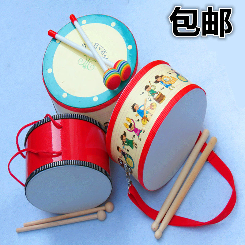 South Korean drumbeat drum children's toy drummer beat drums Orff instrument cartoon small war drum hand drum