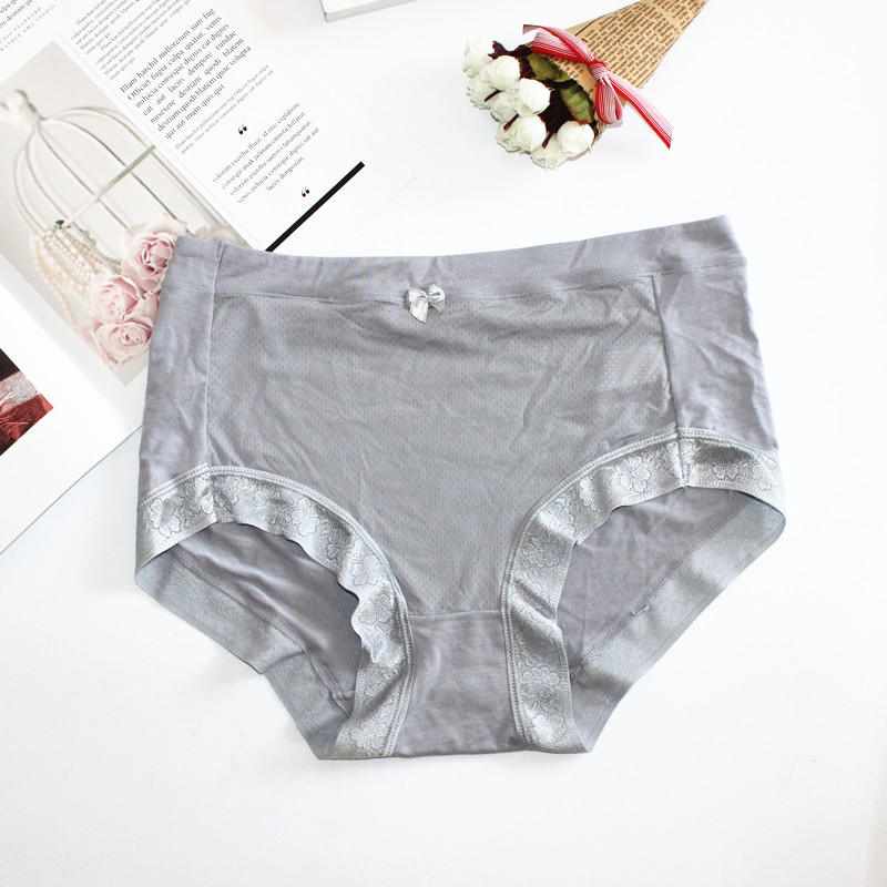 Pants comfortable triangle waist transparent ultra-thin mesh women sexy breathable incognito fat MM soft hip high elastic