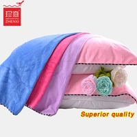 Zhenxi chính hãng nano gối khăn để tăng dày hơn cotton mềm mồ hôi thấm người lớn duy nhất cặp gối khăn khăn choàng gối