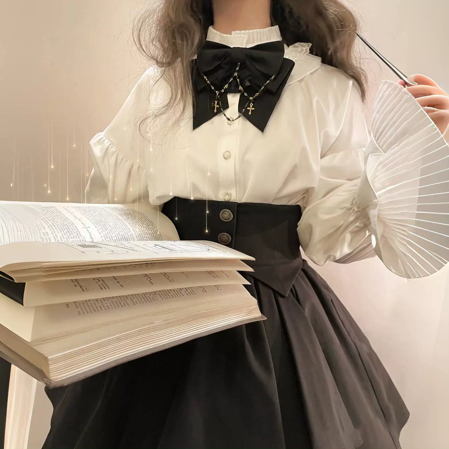Фонарь, рубашка для взрослых, комплект, Lolita стиль, косплей