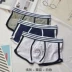 Đồ lót nam 3 tải U quần lửng cotton boxer quần trắng học sinh trẻ thể thao bốn góc quần thoáng khí 衩 thủy triều Võ sĩ quyền Anh