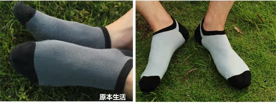Mùa xuân thủy triều nam vớ cotton vô hình vớ tre mỏng sợi nam vớ tre than khử mùi khử mùi vớ mùa hè tất dài nam
