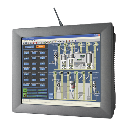 TPC-1251T TPC-1282T 12 1 inch touchable embedded fanless industrial grade panel PC