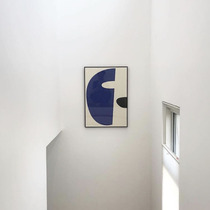 ) blue hour) European Danish design blue time art poster decorative painting