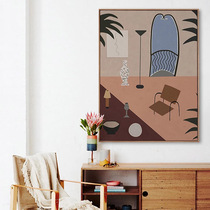 ) Modern Modern Mexican style beautiful color ~ paper poster decoration painting