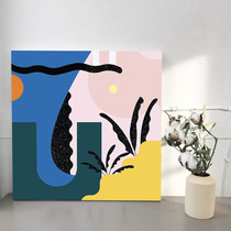 ) Pop art.) Korean Coffee Shop Florist Opop Art Colorful Summer Sensation Decorated Board 2 in