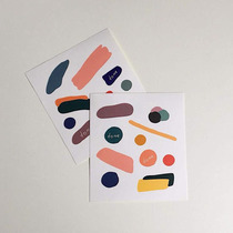 ) The Done Stickers) Gentle Morandi Color Alien Arbitrary post 2 only to 100 hitch recommended 